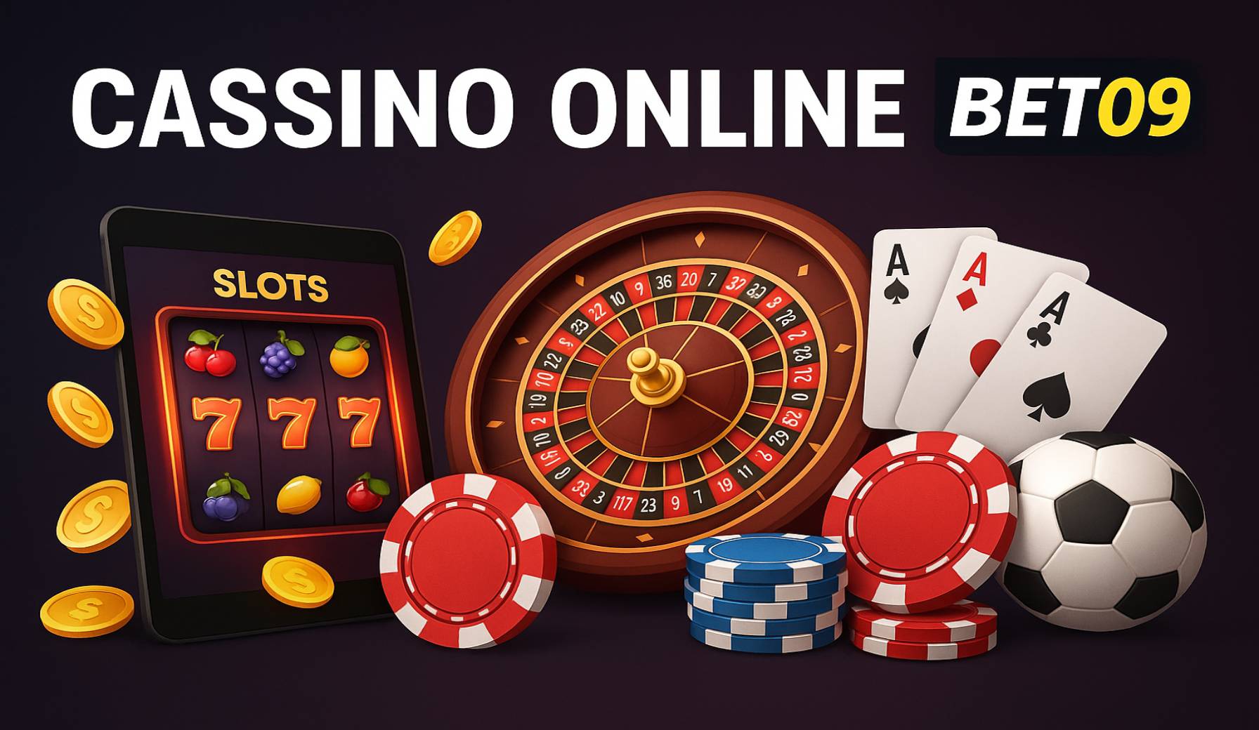 Explore o mundo das slot machines no BET09 Casino